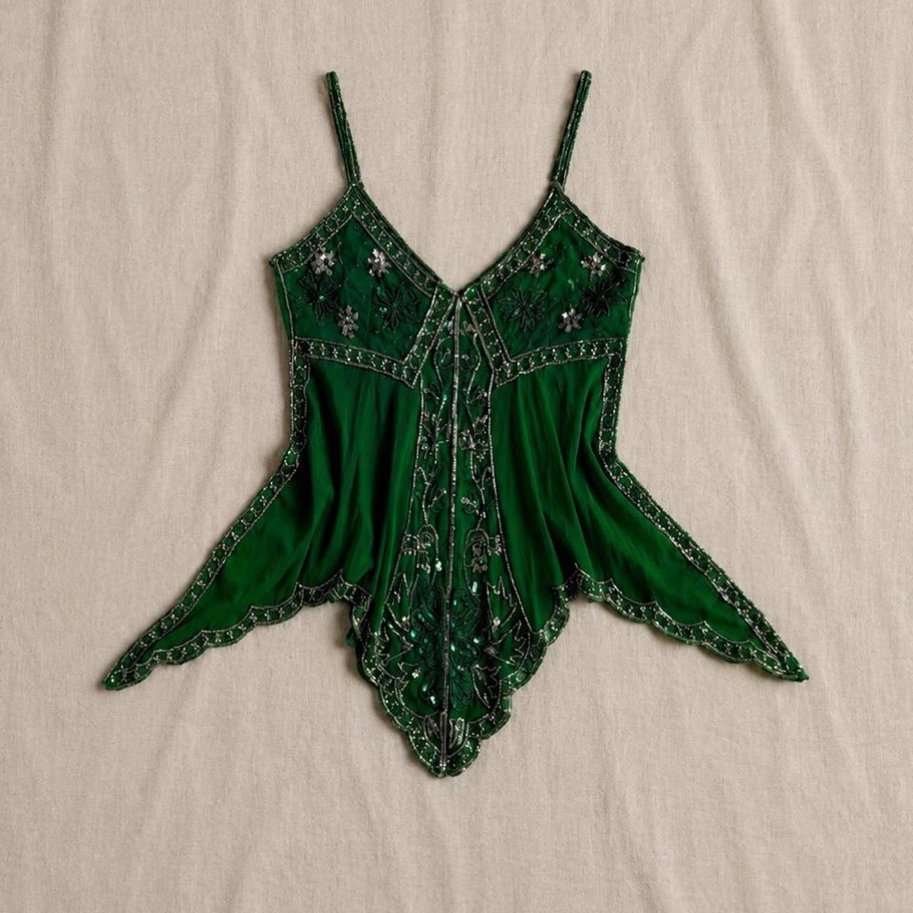 emerald clover fairy cami