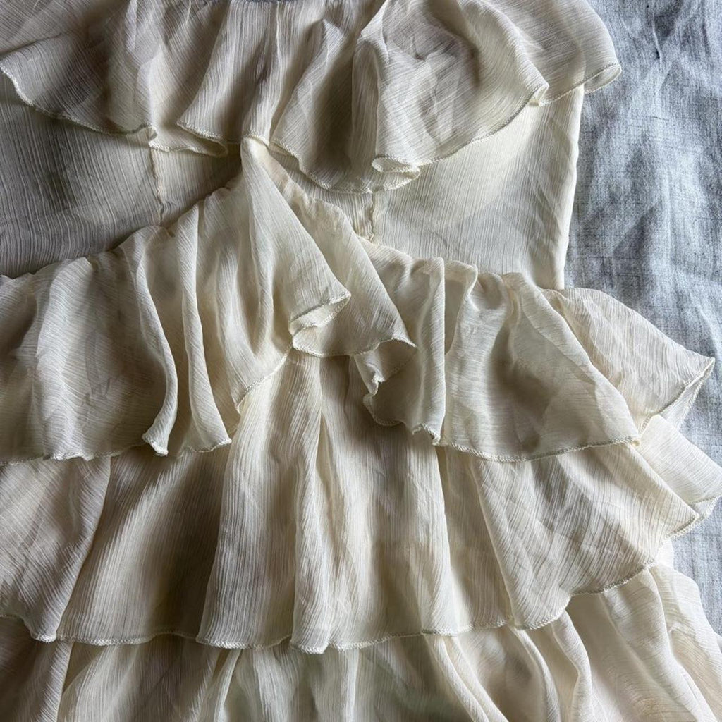 honey bloom halter dress