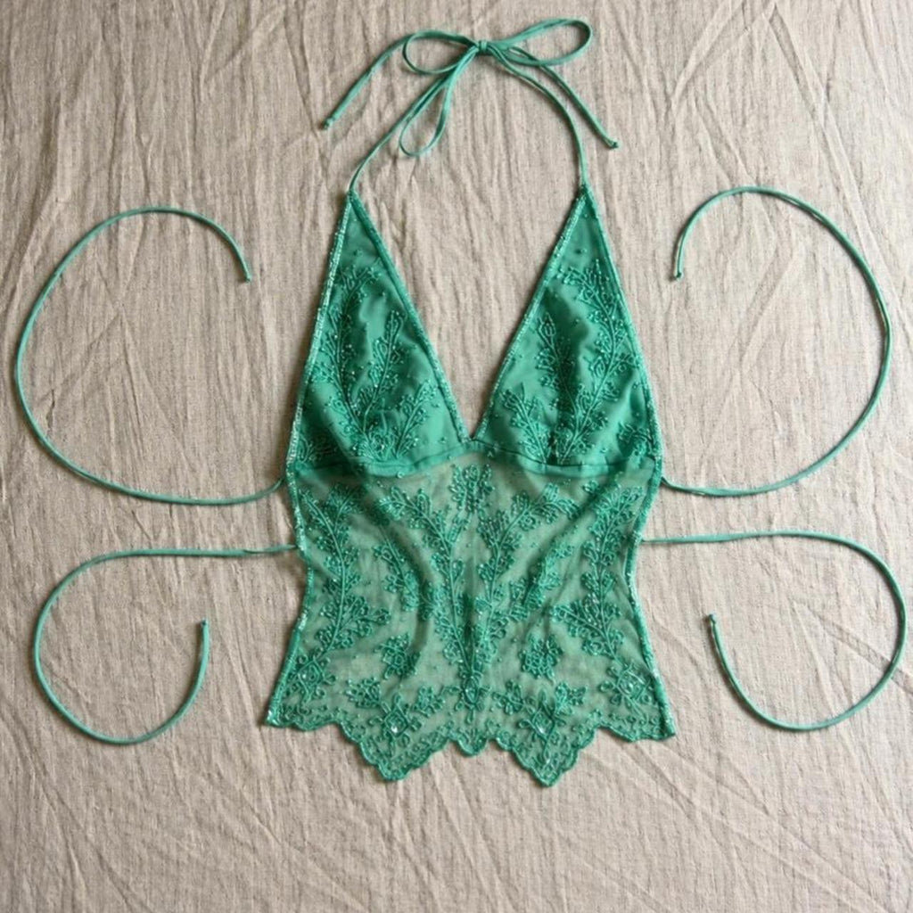 sea glass halter