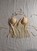 champagne glow halter