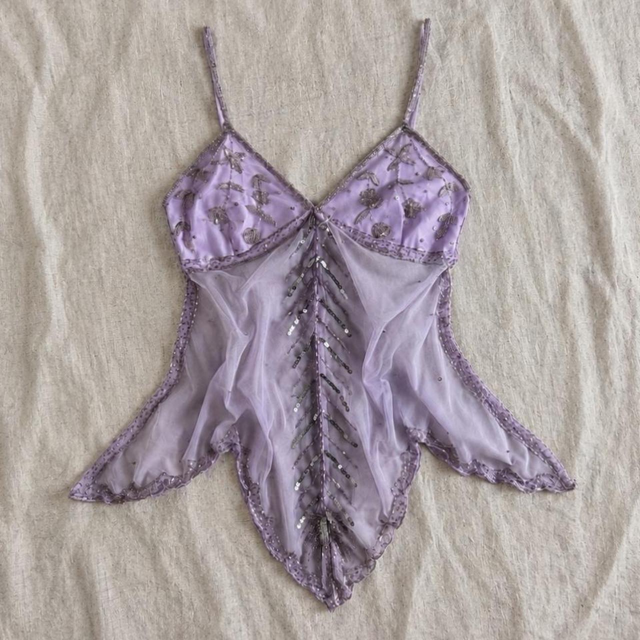 lilac spell fairy top