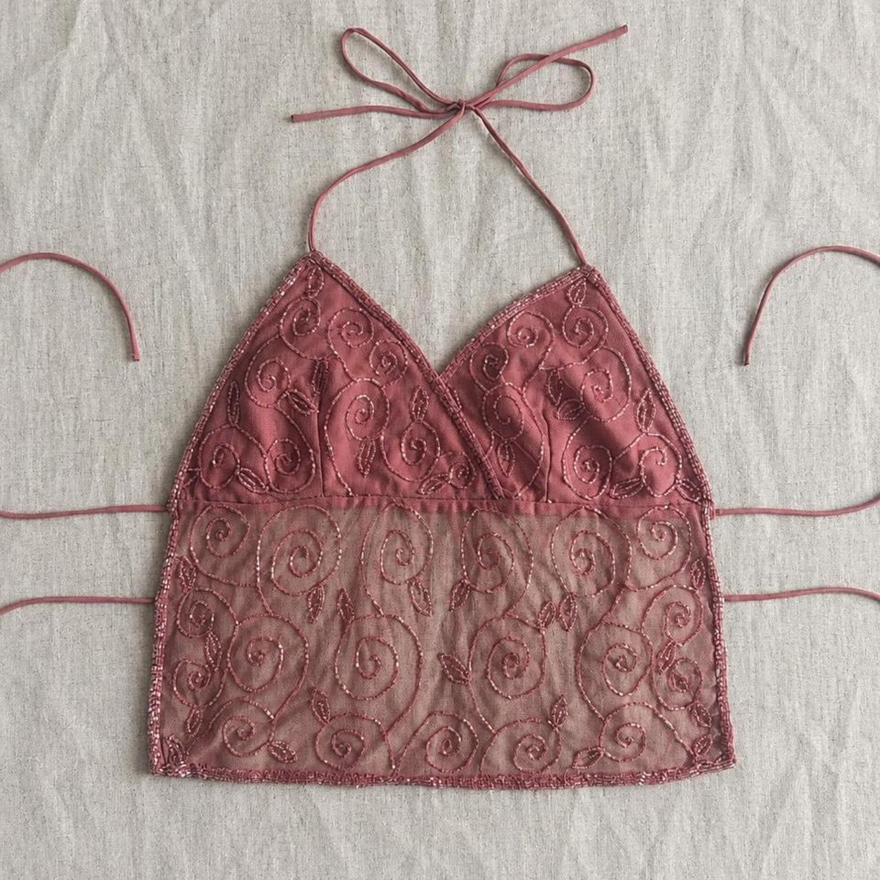 rose quartz halter