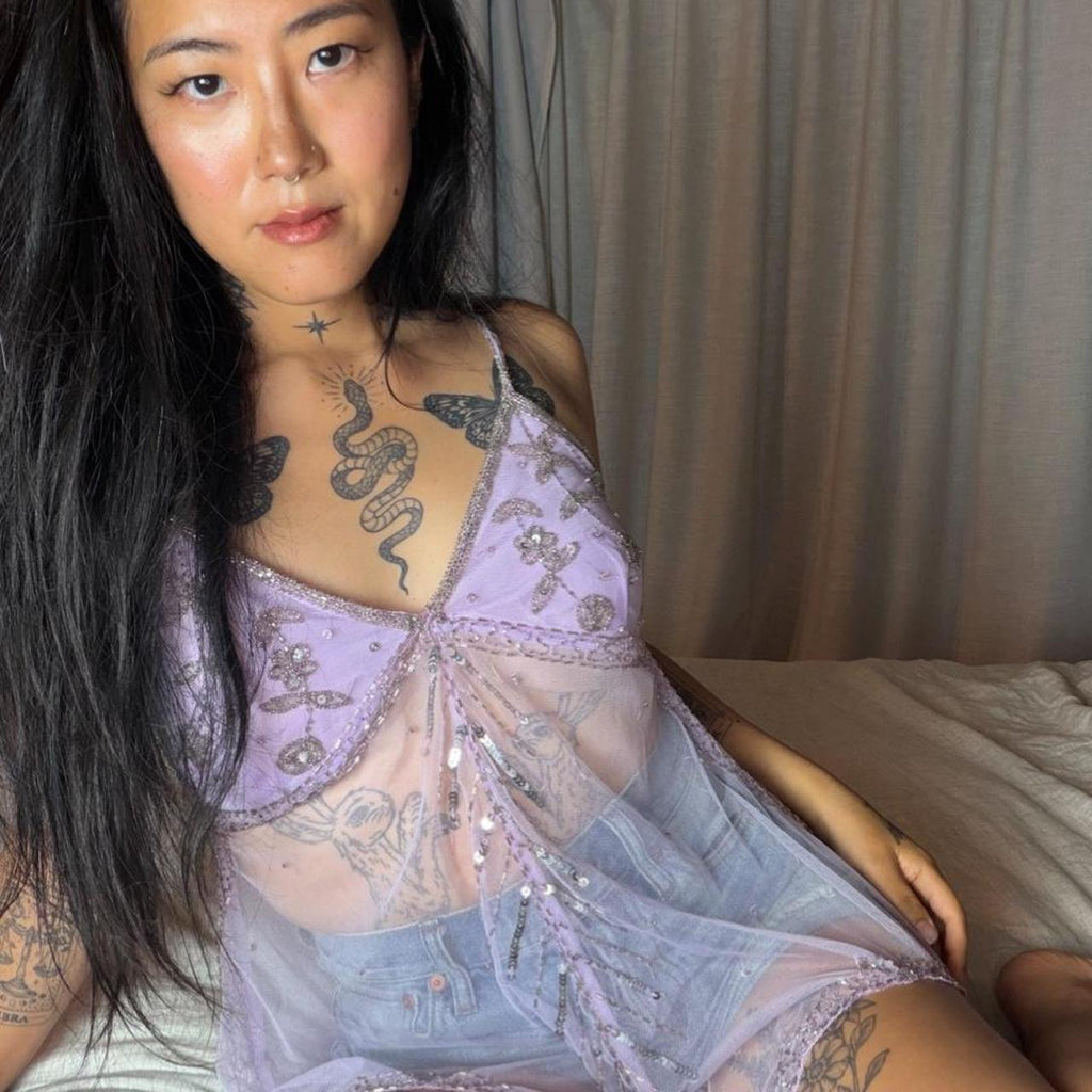 lilac spell fairy top
