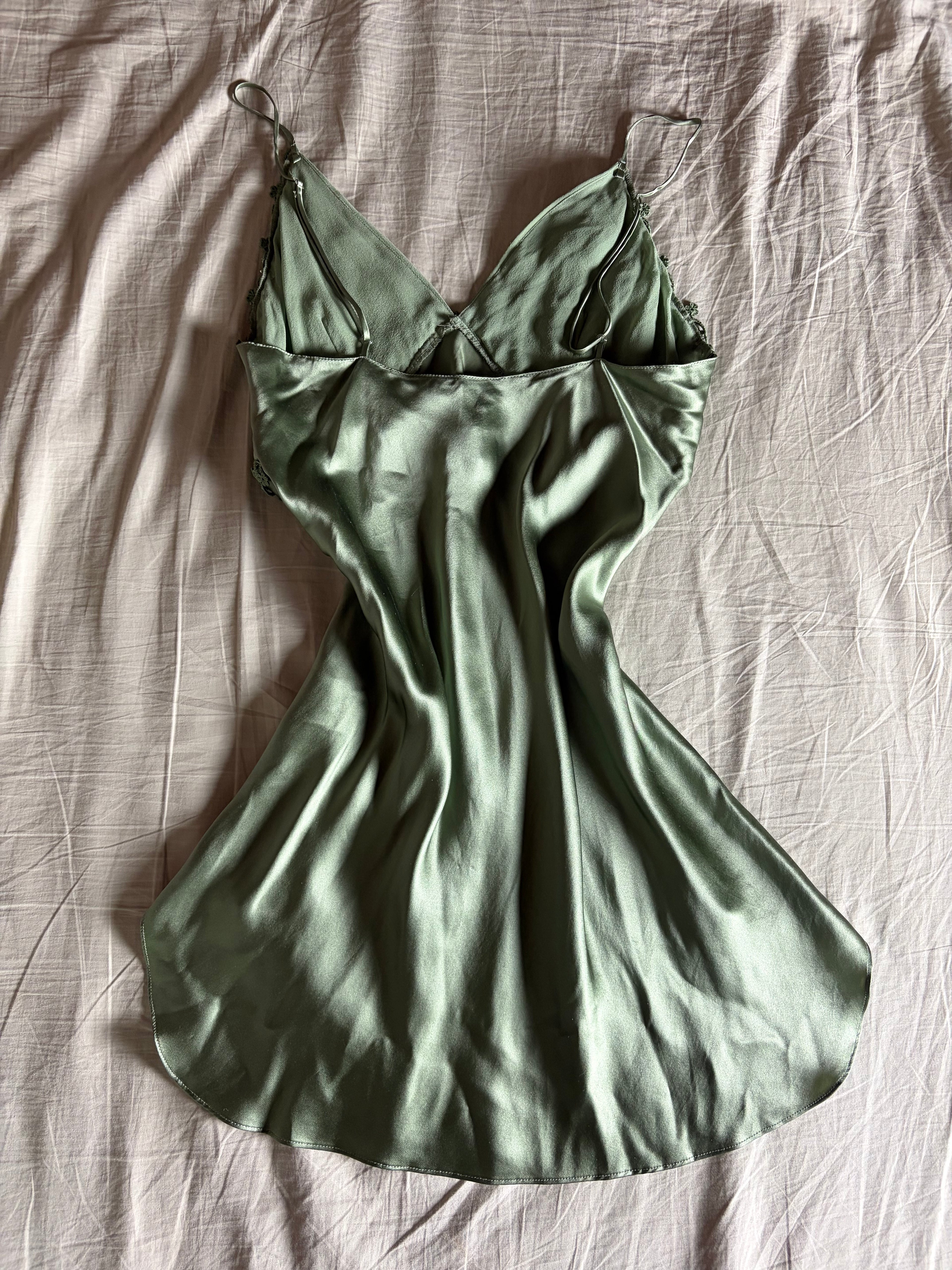 sage siren silk slip
