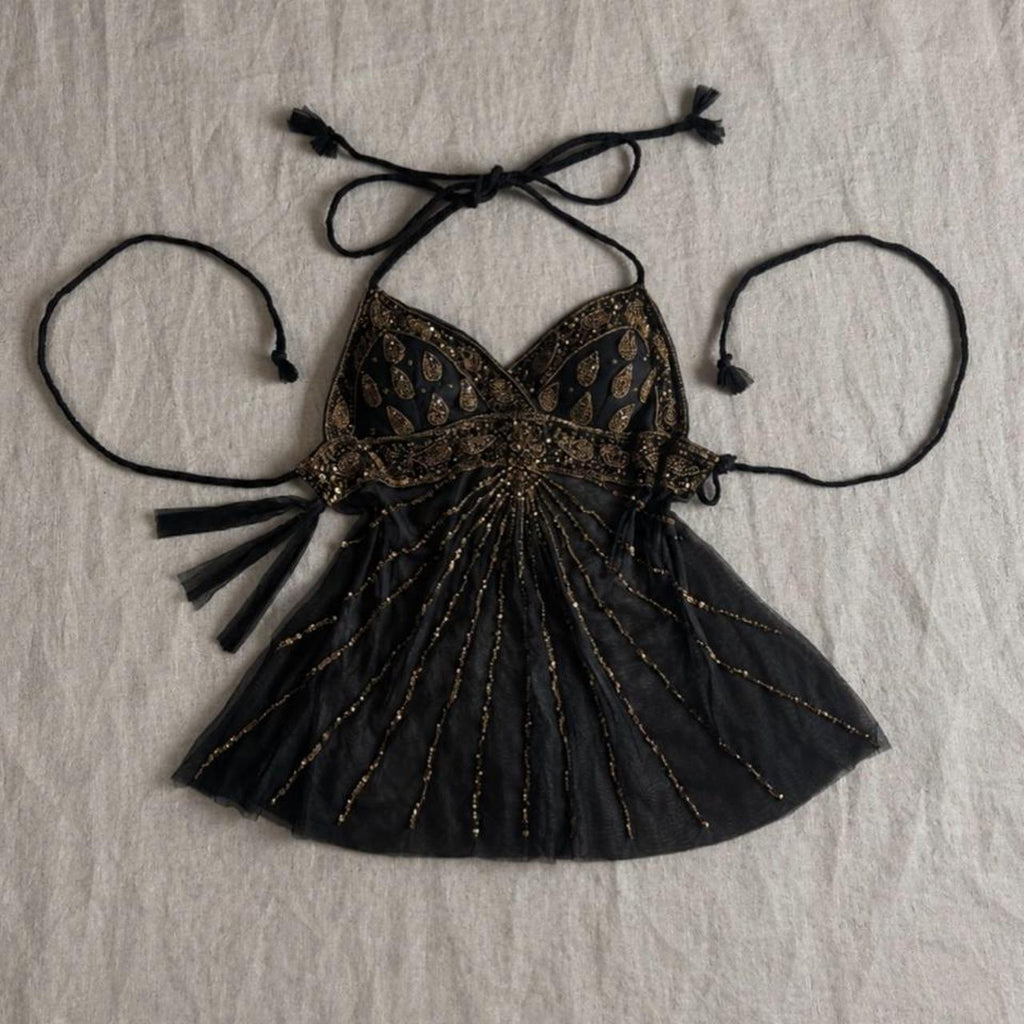 moonlit noir halter