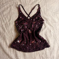 plum nectar silk camisole
