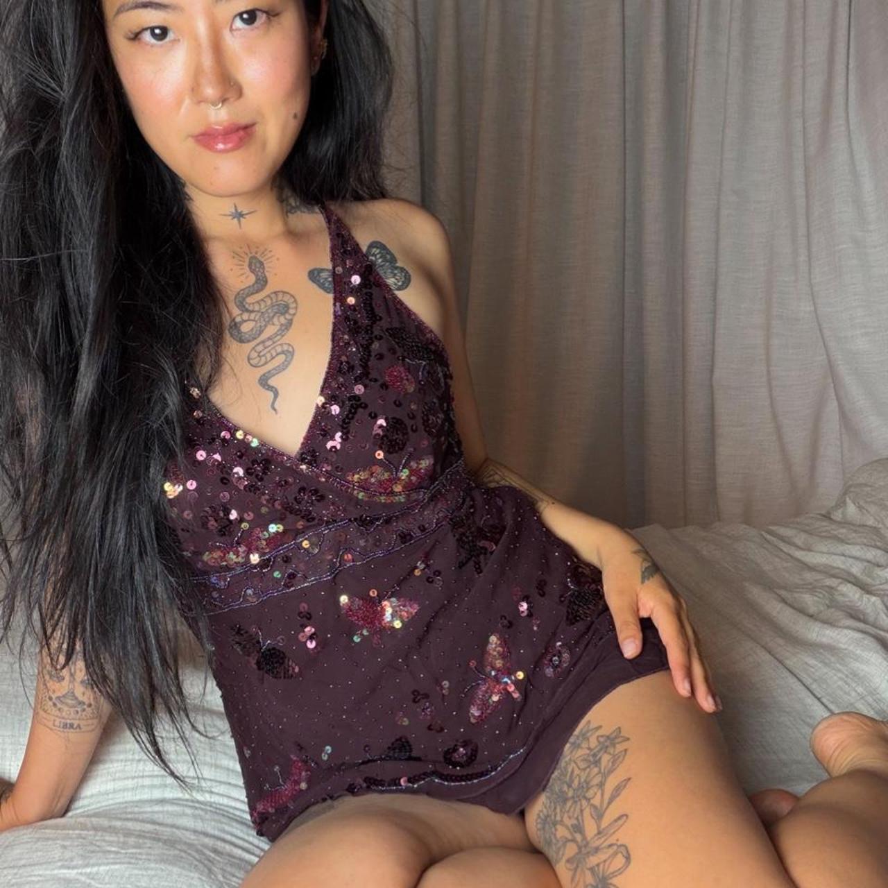 plum nectar silk camisole