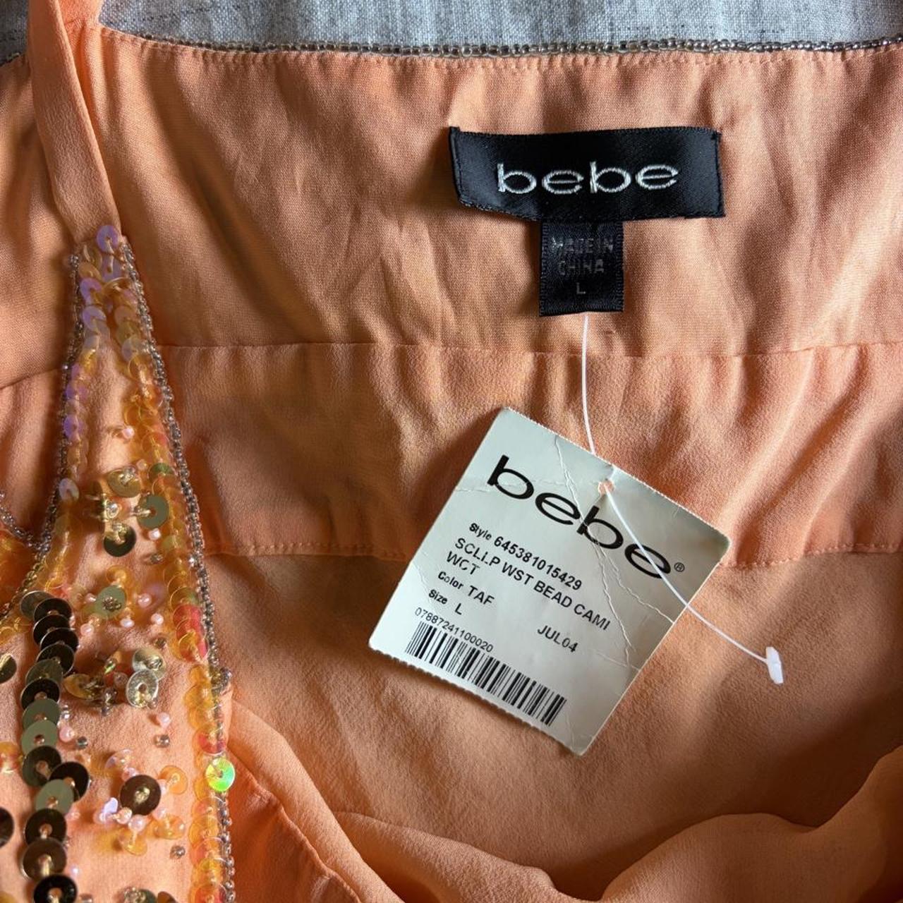 tangerine silk butterfly cami