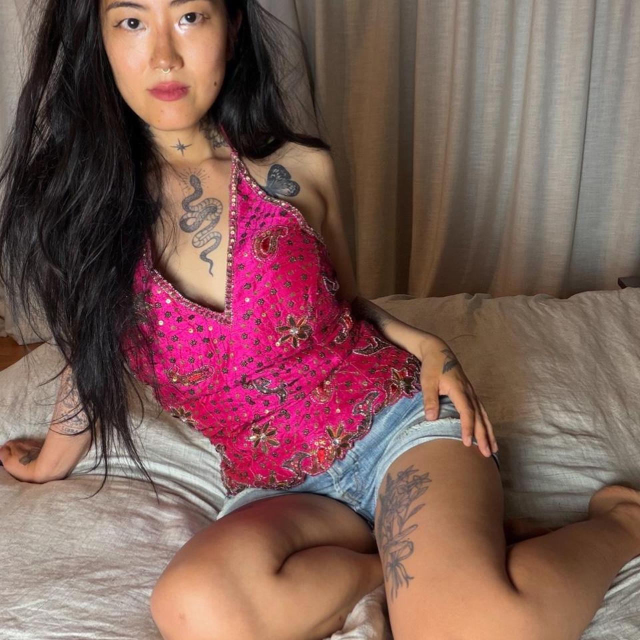 pink siren halter