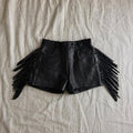 rebel leather shorts