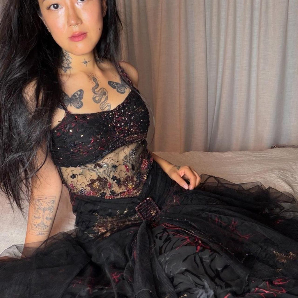 cathedral veil dress