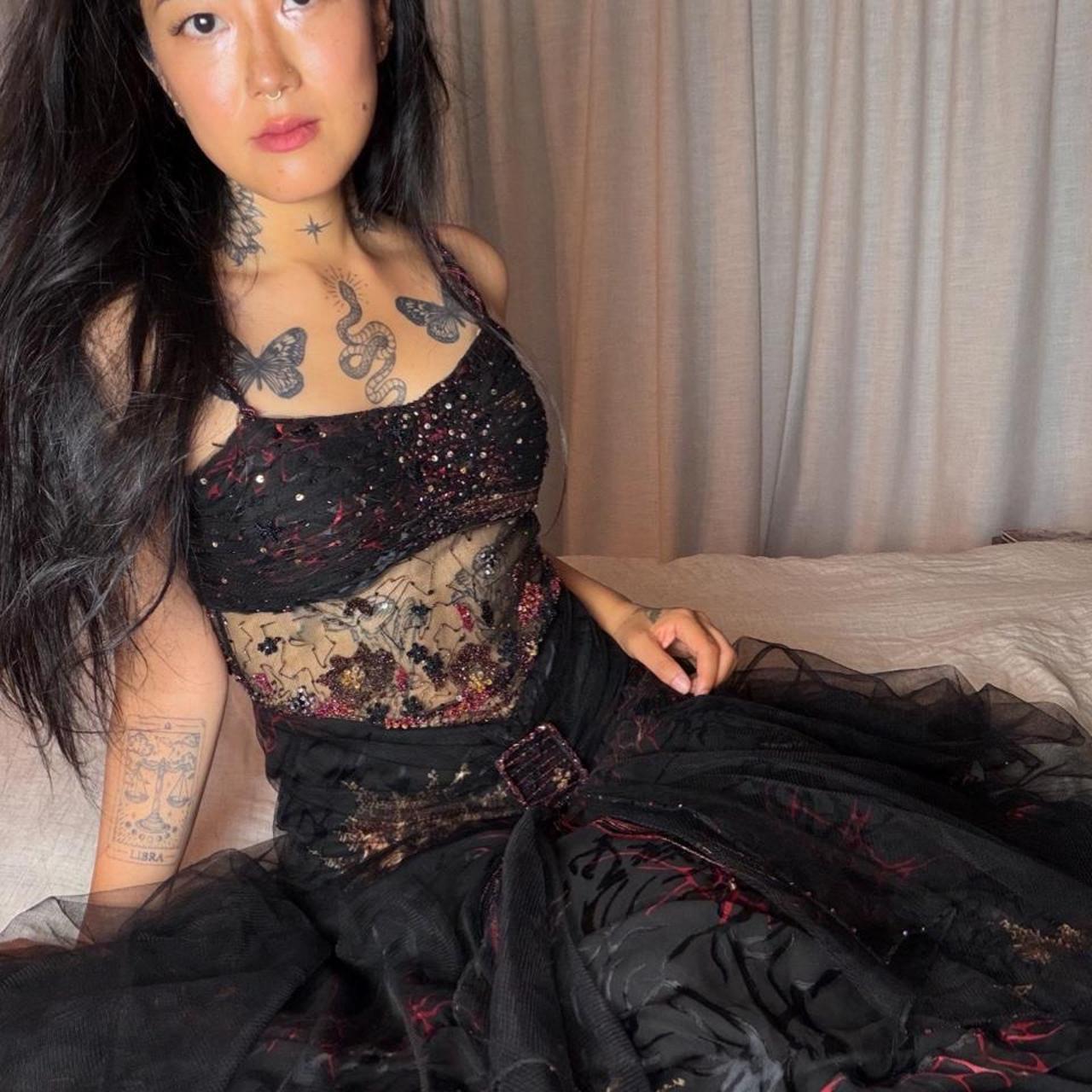 cathedral veil dress