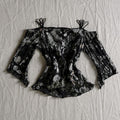 moon veil silk top